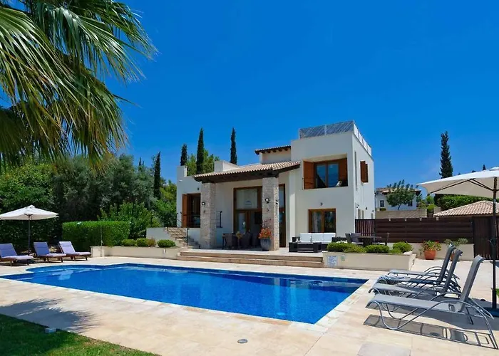 4 Bedroom Lofou With Private Pool And Sea Views, Aphrodite Hills Villa *