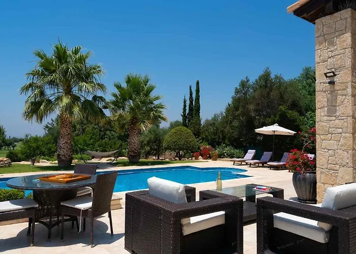 4 Bedroom Lofou With Private Pool And Sea Views, Aphrodite Hills Villa