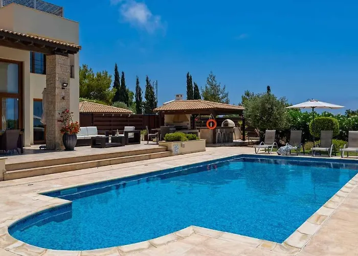 4 Bedroom Lofou With Private Pool And Sea Views, Aphrodite Hills * Kouklia
